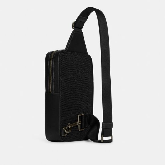 NWT Coach Outlet Sullivan Pack In Signature Canvas - Picture 2 of 5